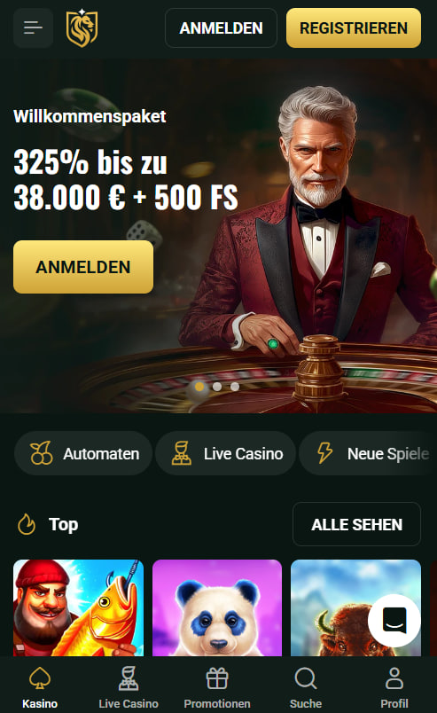 Support Mobile und Registrierung